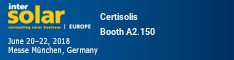 Salon Intersolar : 20 – 22 juin 2018 à Munich